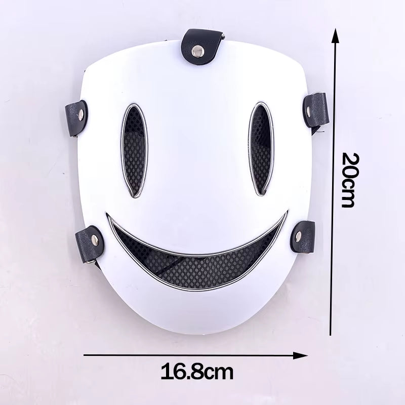 LED Mask Anime High-Rise Invasion Sniper Mask Japanese Tenkuu Shinpan Cosplay Costume Accessories Halloween Mask