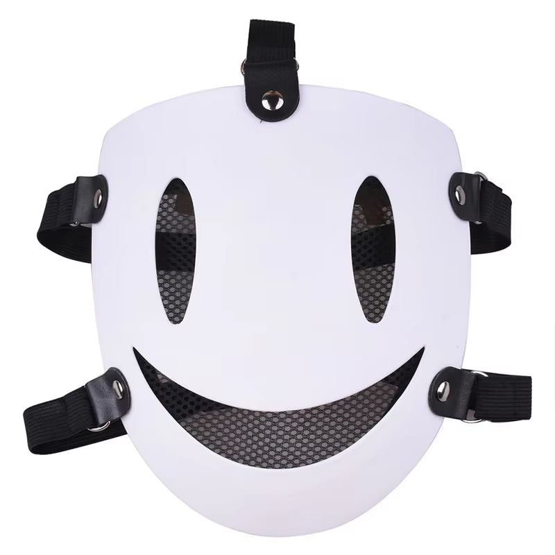 LED Mask Anime High-Rise Invasion Sniper Mask Japanese Tenkuu Shinpan Cosplay Costume Accessories Halloween Mask